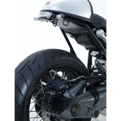 Držák SPZ, BMW R NINE T - boční montáž se sedlem spolujezce., černá